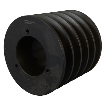 Cast Iron AB Belt Cross 6.35 in OD 5 Grooves Sheave